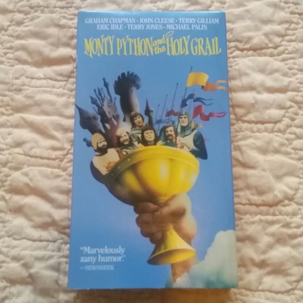 MONTY PYTHON AND THE HOLY GRAIL VHS MOVIE